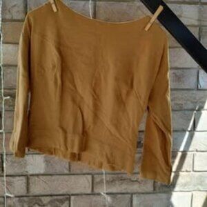 1950's Mustard yellow wool top